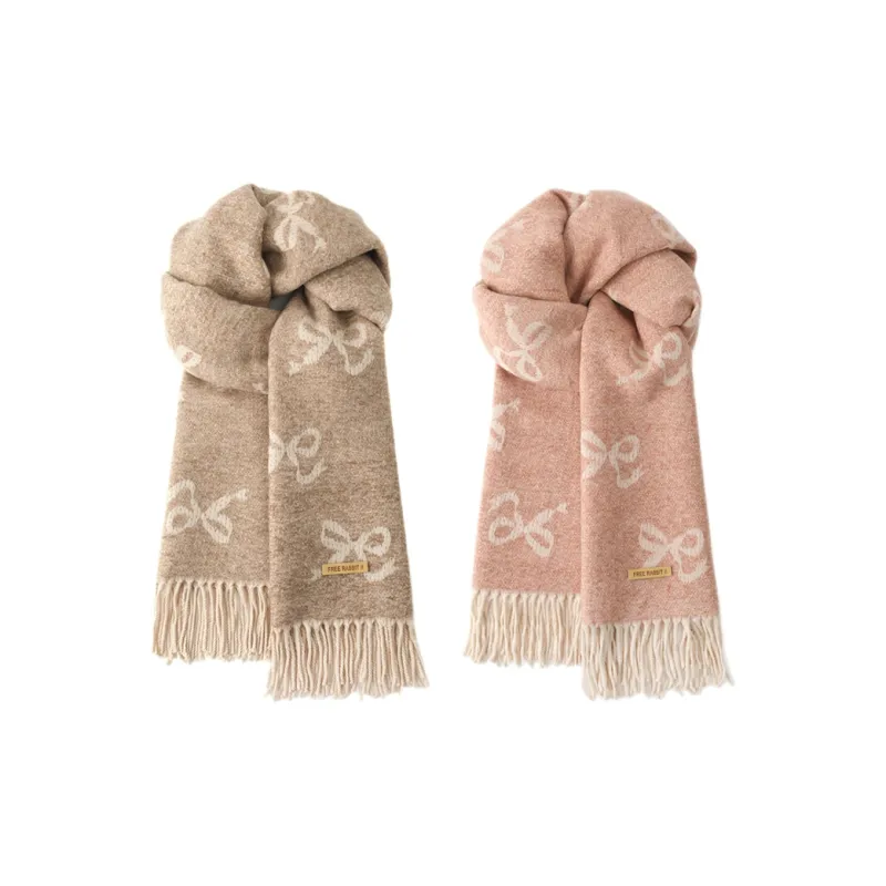 FREE RABBITⅡ Fall And Winter Mood Enhancing Warm Versatile Shawl Scarf Unisex-9