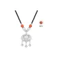 [Rooster]Fortune Peaceful Lock-Red Bead