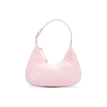 By Far Baby Amber Cow Leather Handbag Women's Pink