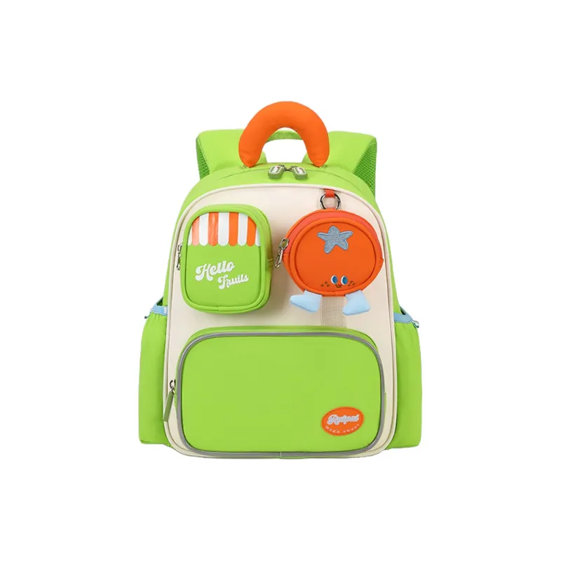 RUIPAI Polyester Backpack Kids' Honey Peach/Avocado/Tomato-4