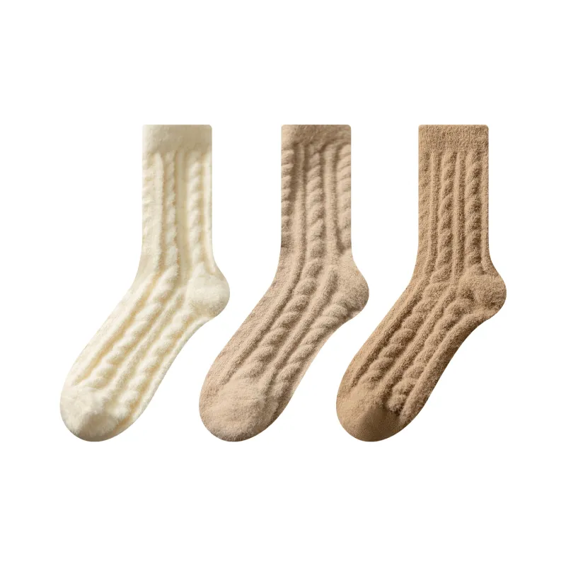 XXLLG Knee High Socks Women's 3 Pack-6