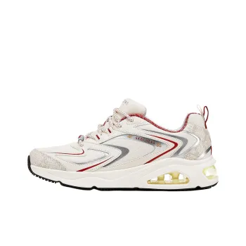 Skechers Street Wear resistant And Lightweight Low Top Running Shoes Men's White
