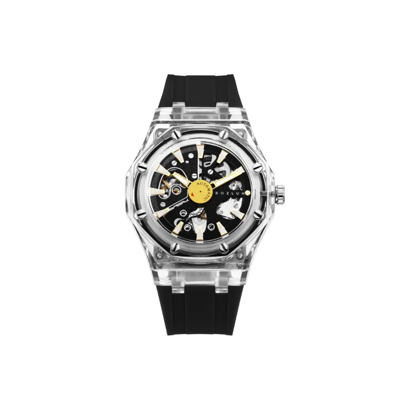 BOZLUN Long Voyage Collection Automatic Mechanical Movement Unisex White Dial-5