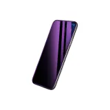 [Tempered Glass Screen Protector/Black Bezel]Privacy Purple Light 1 Pc