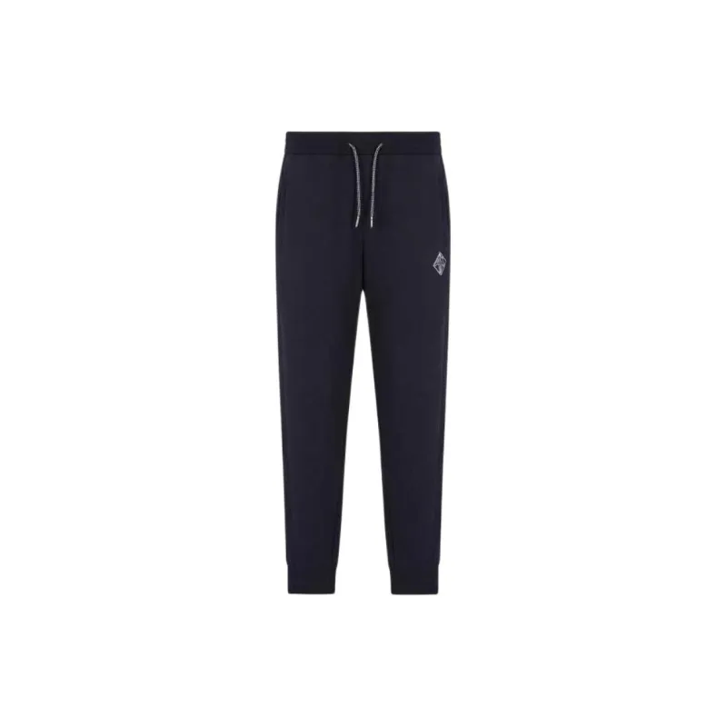 ARMANI EXCHANGEAE SS25 Knitted Sports Pants Men's Marine Blue-0