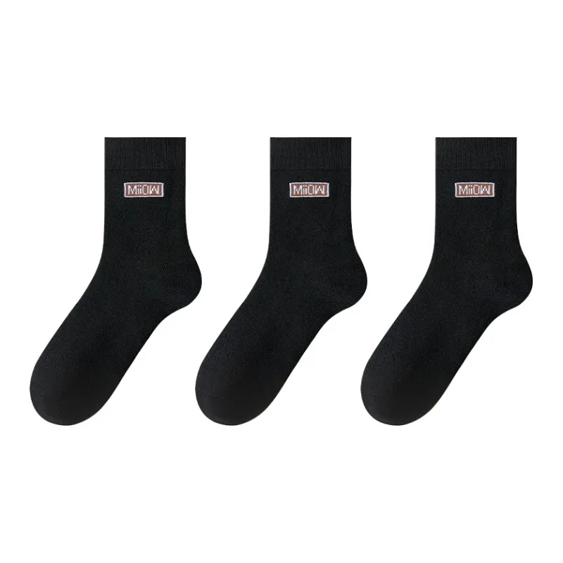 MIIOW Mid Calf Socks Unisex 3 Pack-10