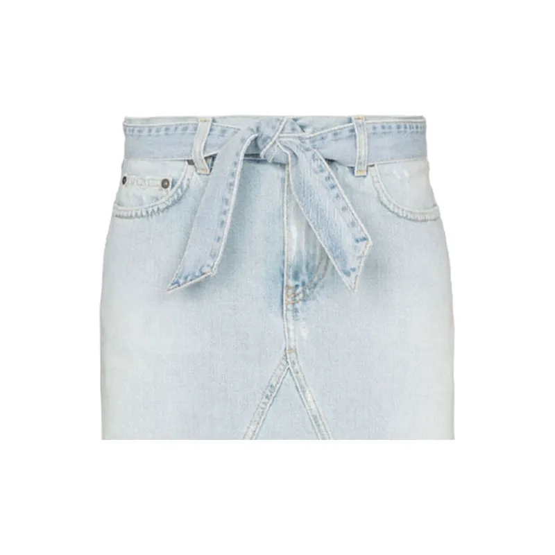 Givenchy Denim Short Skirts Women's Blue-4