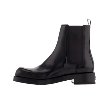 LOUIS VUITTON Short Chelsea Boots Men's Black