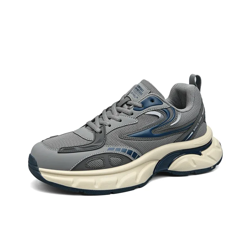 AOKANG Anti Slip Wear Resistant Low Top Chunky Sneakers Men's Shopping Bag-1