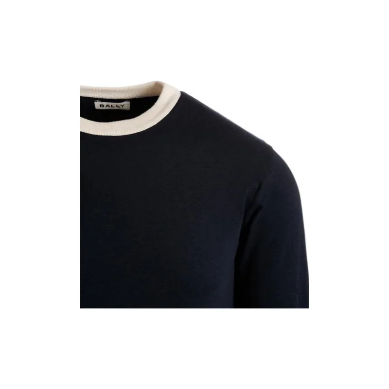 BALLY Contrasting edge T shirt-3
