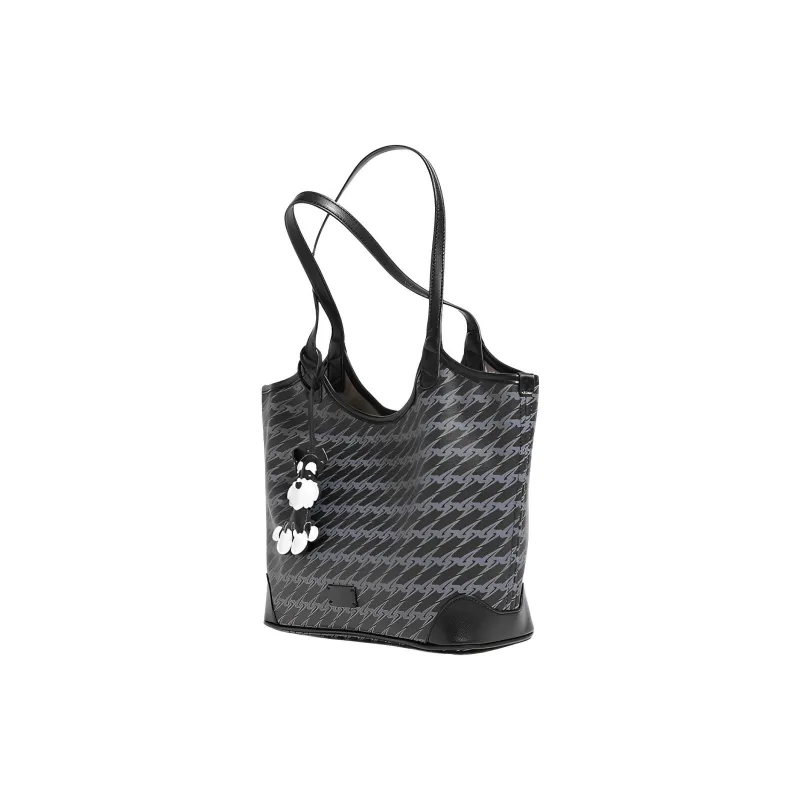NATTY PVC Shoulder Bag Regular Women's Black-1