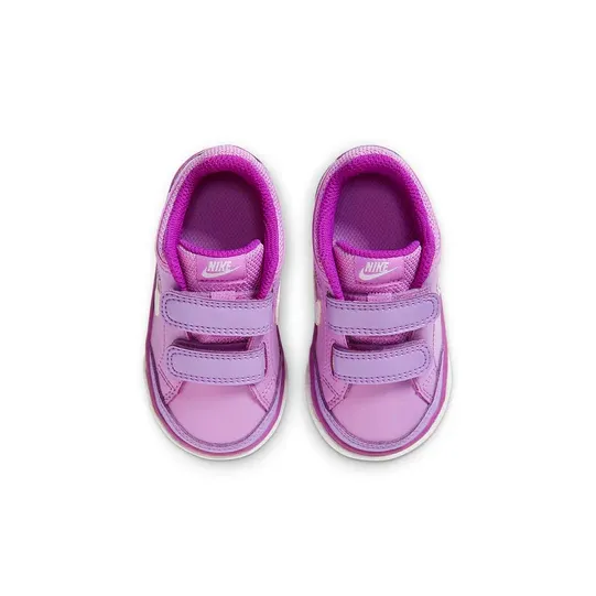 Nike Capri 3 Anti Slip Wear Resistant Low Top Toddler Shoes Taro Purple Infant And Toddler-3