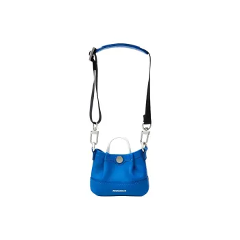 ADER ERROR Nylon With Cow Leather Shoulder Bag, Crossbody Bag, Handbag Regular Unisex Blue
