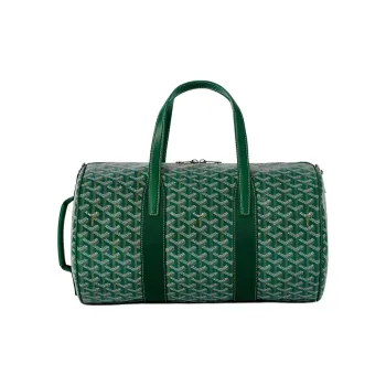 GOYARD Canvas With Calfskin Sports Bag Travel Bag Unisex Green