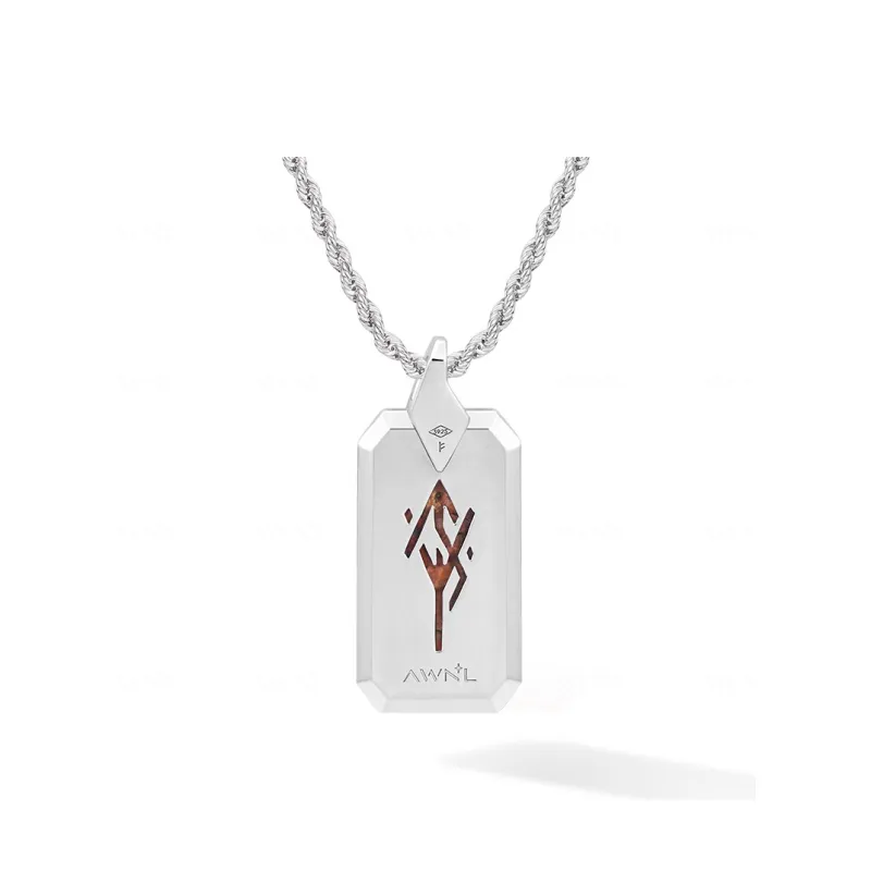 AWNL Flame Stone Necklaces Men's-3