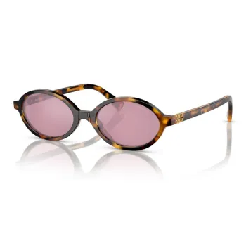 MIU MIU Oval Frame Sunglasses