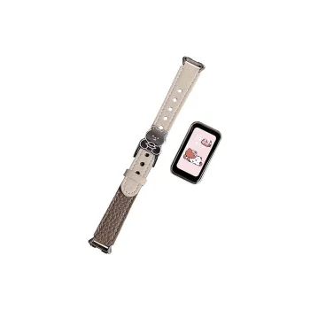 IBOANN Watch Band Huawei Compatibility Artificial Leather Material