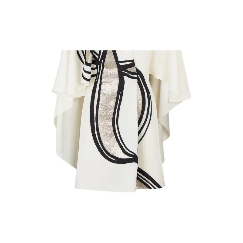 FENDI SS22 Short-Sleeved Dresses Women's White-5