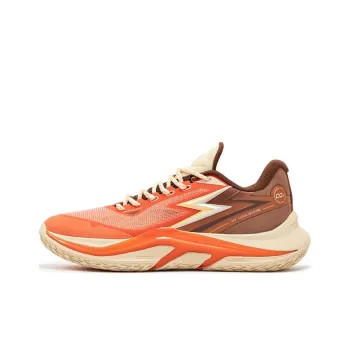 361° Anti Slip And Wear Resistant Breathable Low Top Basketball Shoes Men's Orange Brown