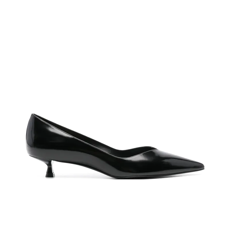 Stuart Weitzman/SW Eva Spool Heel High Heels 3.5cm Women's Black-1