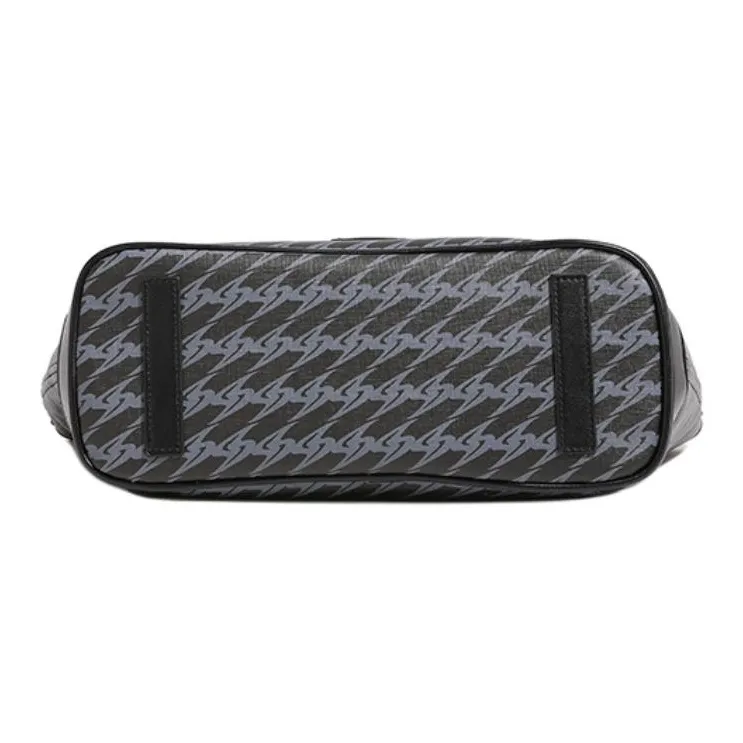 NATTY PVC Shoulder Bag Regular Women's Black-4