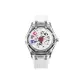 White Transparent Case White Rubber Strap