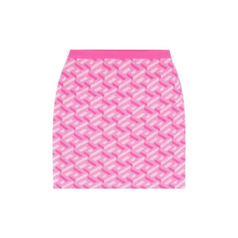 VERSACE SS23 Casual Short Skirts Women's Pink-5