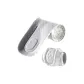 White Gray[1 Pack]Soft Rebound Comfortable | Antibacterial Breathable