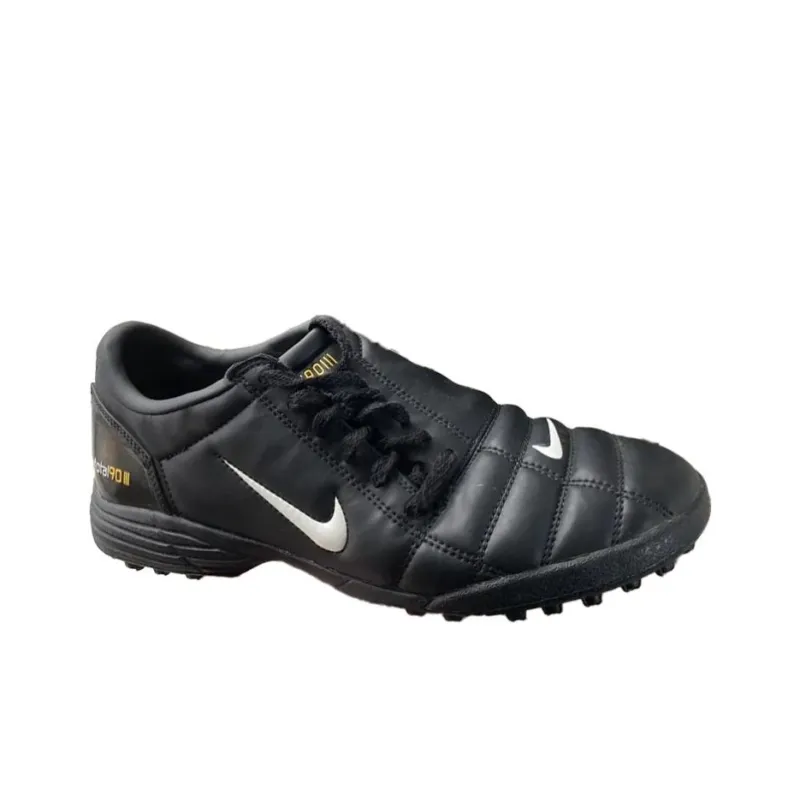 Streetwear X Vintage x Nike Total 90 IIl Anti Slip Wear Resistant Soccer Shoes Men's Black-1