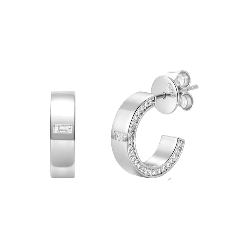 ICEGIANT 925 Sterling Silver Earrings Unisex-4