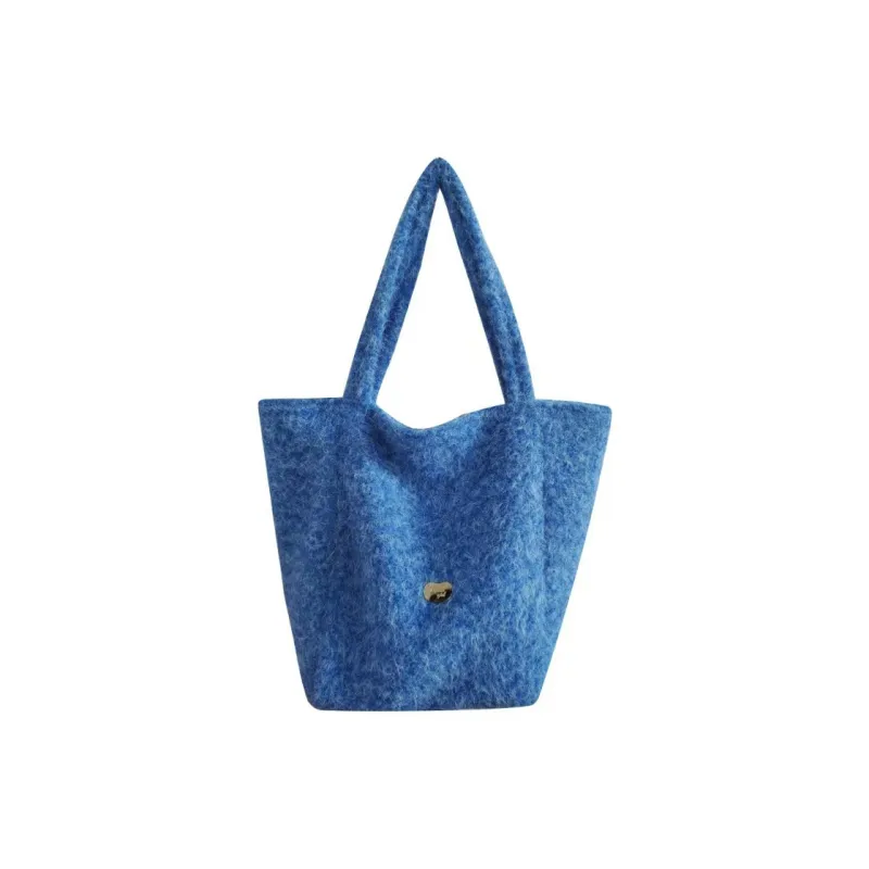 SUN ERATH&U Woolen Shoulder Bag Women's Multicolor-5