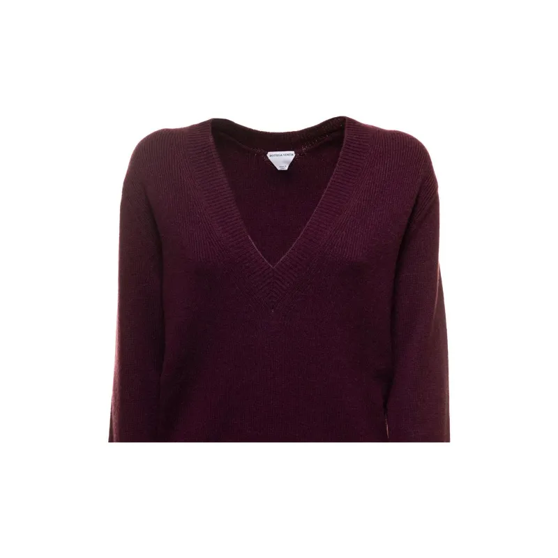 Bottega Veneta V Neck Long Sleeved Jumper-2