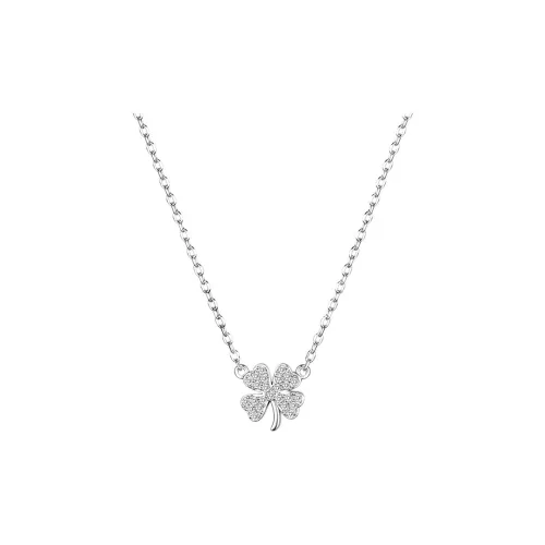 CHUVORA Luxury Style Versatile Necklace Advanced Lightweight Minimalist Lucky Leaf Collarbone Chain Women's