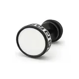 Auspicious Cloud Round Stud Earrings[White]