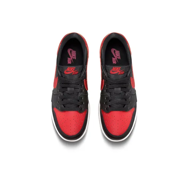 Air Jordan 1 Retro Low OG GS 'Bred'-2