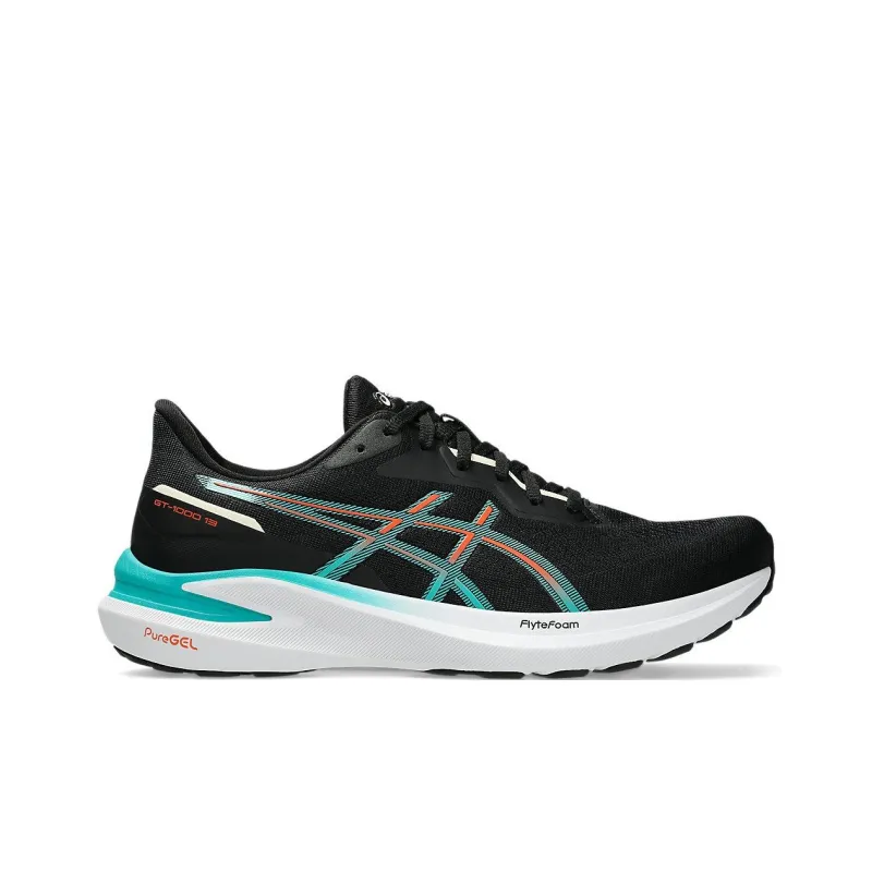 Asics GT 1000 13 Black Wave Teal-1