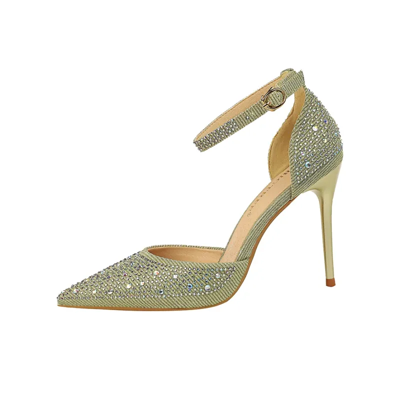 QITUMAUL Slim Heel High Heels Women's-6