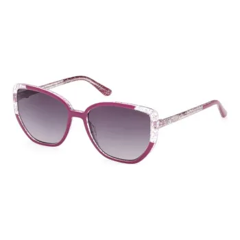 GUESS Injection Molded Plastic Cat Eye Sunglasses Women's Purple