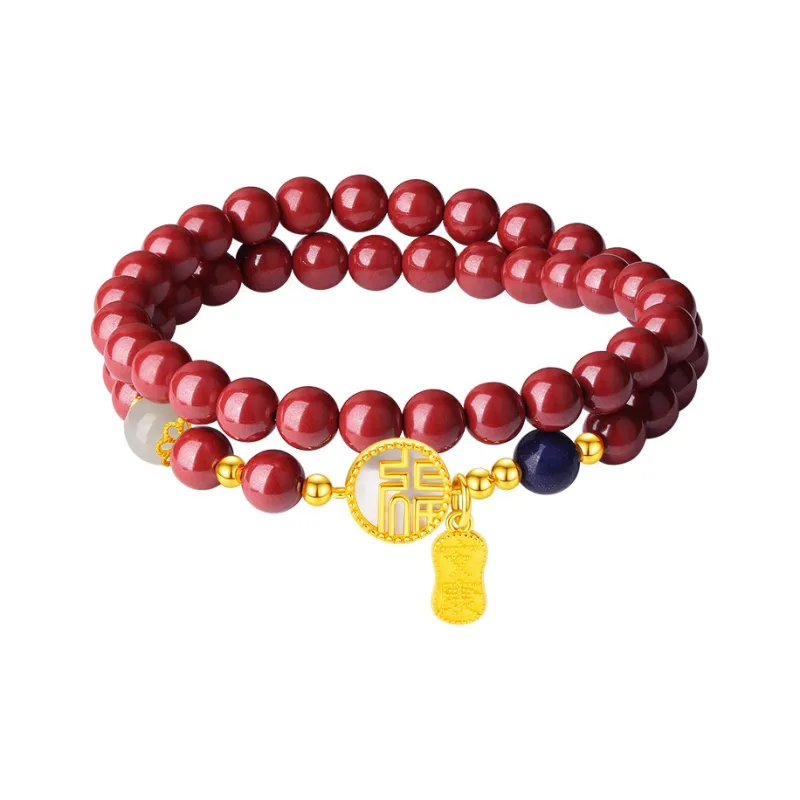 Royal Heaven's Choice Cinnabar Bracelets Unisex-5