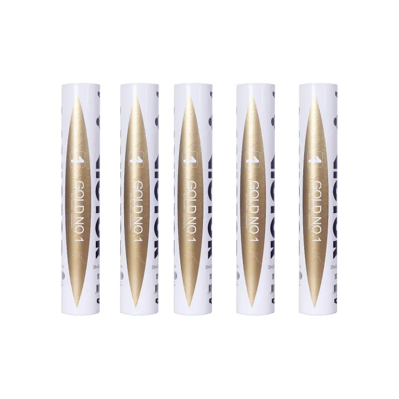 VICTOR Golden Yellow Collection Duck Feather Shuttlecock 12 Pack Water Duck Feather All Round Duck Feather Shuttlecocks-9