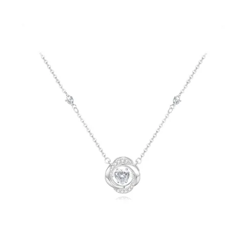 FANFRI Zircon Necklaces Women's Couple Anniversary Birthday Gift For Her Sweet Box