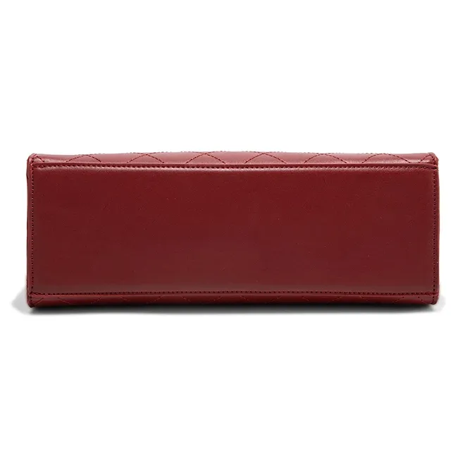 CLEVER& KETCH PU Tote Combo Bag Shoulder Bag Regular Women's Red-4