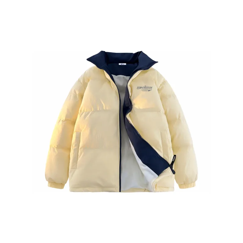 Warrior Ride The Wind Collection Open Ended Smile Collection Puffer Jacket Unisex-30
