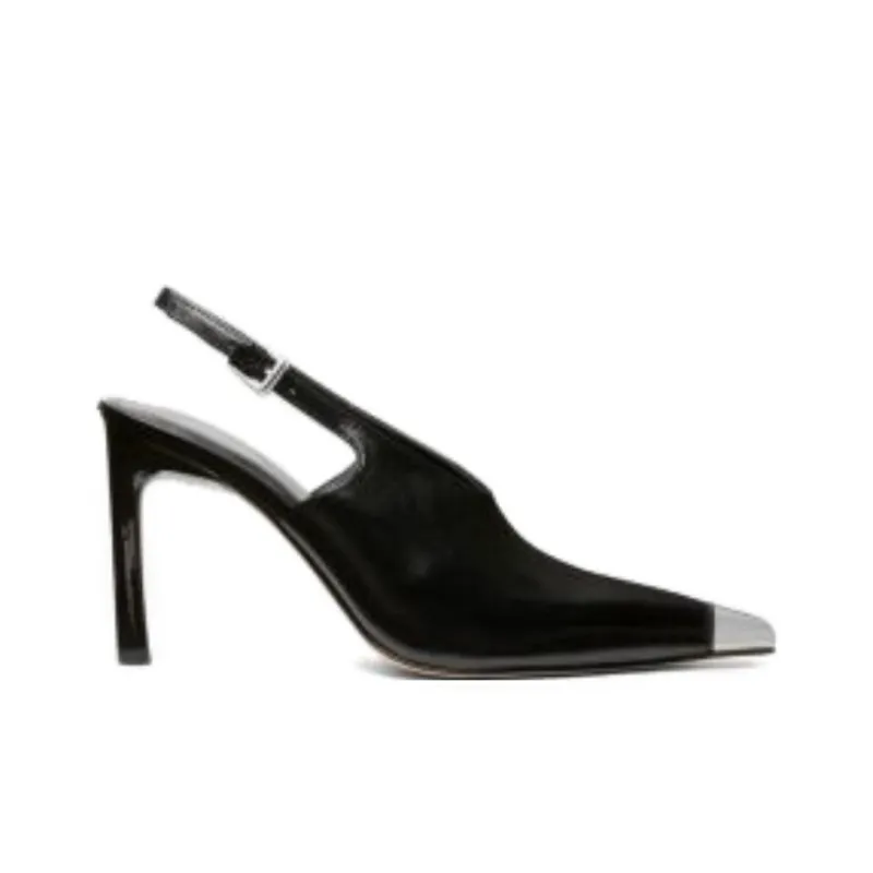 MICHAEL KORS Kasia Slim Heel High Heels 8.8cm Women's Black-1