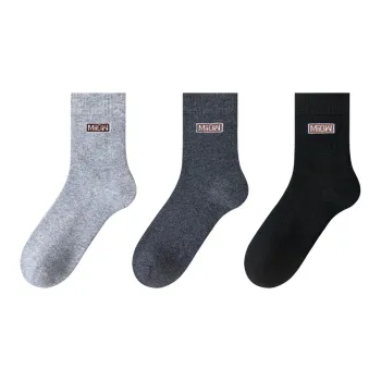 MIIOW Mid Calf Socks Unisex 3 Pack