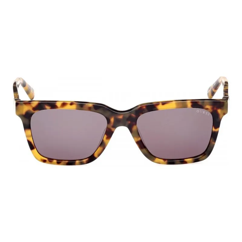 GUESS Plastic Round Sunglasses Men's Tortoiseshell-1