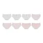 8 Pack-White 3+Pink 3+Stripes 2
