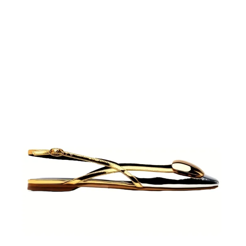 Rupert Sanderson Casual Single Shoes Women's Gold-1