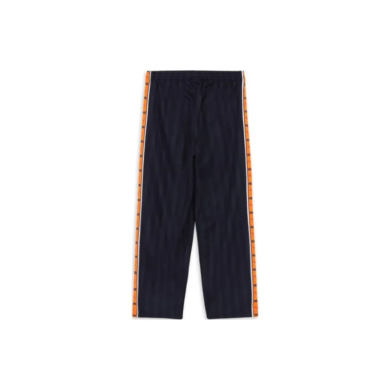 PUMA Knit FW24 SHADOW STRIPE Knitted Sweatpants Men's New Marine Orange-1