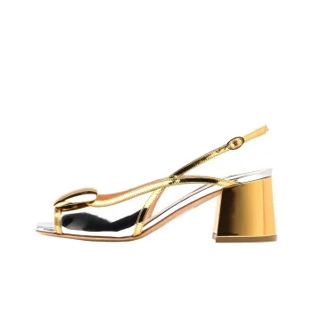 Rupert Sanderson Carmel Strap Sandals 6cm Women's Gold